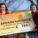 Großer Scheck, große Freude